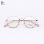 Gọng Mắt kính Cận Loạn Tròn Kim Loại thời trang Bamboo 72 580 - Đen, Bạc, Hồng Kính Nobita Ngố - Mắt kính LB Eyewear