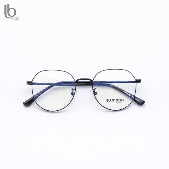 Gọng Mắt kính Kim Loại thời trang Oval Bamboo - Mã BAMBOO 72 551 - Mắt kính LB Eyewear