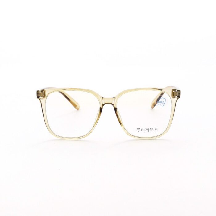 Gọng mắt kính cận loạn Bầu To Hàn Quốc 90 609 Nhựa thời trang - Vàng, Xám, Đen - LB Eyewear